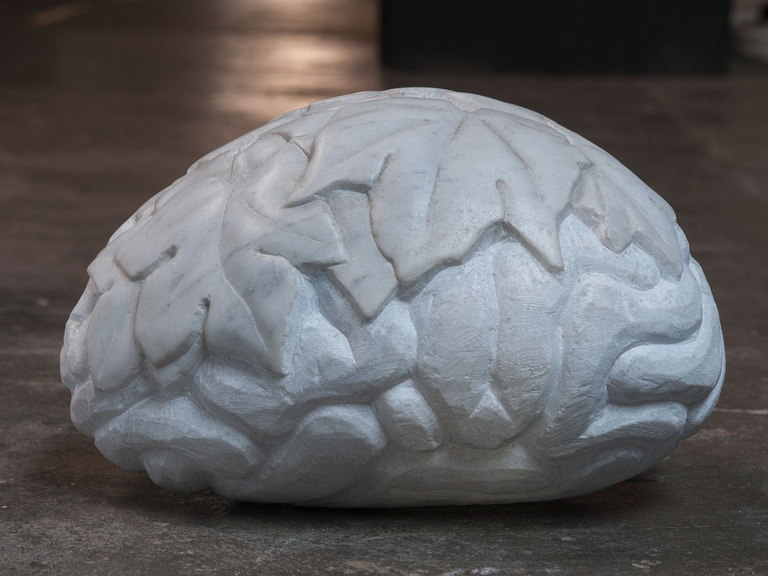 marble brains - marble sculpture